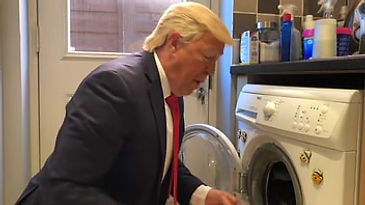 Trump, that's not the dishwasher!